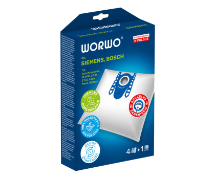 Akcesoria do odkurzaczy WORWO WORKI SIEMENS/BOSCH TYP G/H SBMB01 /KPL4